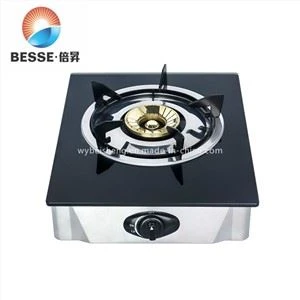 Tek Brülör, Ultralthin Model Cam Gazlı Ocak/Soba,ucuz Şık/ZG-1010